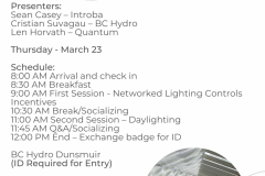 BC Hydro Half Day Event - March 2023