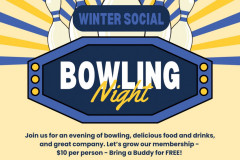 Winter Social Bowling Night  Feb. 2024